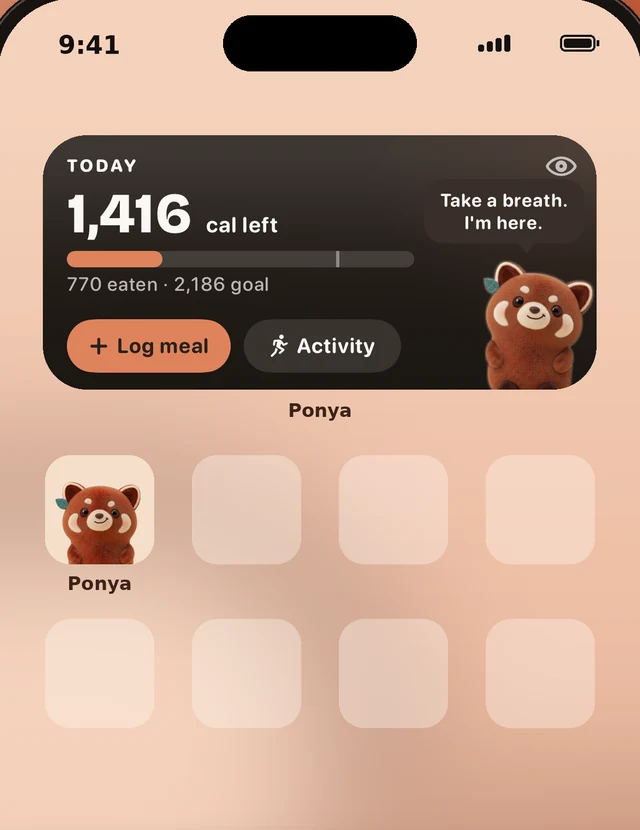 Widget màn hình chính và màn hình khóa, chạm một cái là ẩn số.